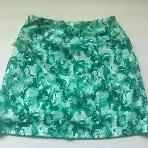 TOMMY BAHAMA Tropic Active A-line Skort Built in Tee holder UPF 50